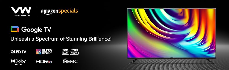 VW 50 INCH SMART TV, 50 inch led tv, 50 inch QLED tv, 50 inch tv, 50 inch google tv