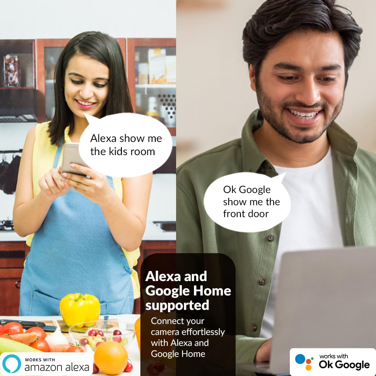 CP PLUS 3MP Smart Wi-Fi CCTV Camera | 360° Pan & Tilt | CTC Cyber Secure Tech | View & Talk | Smart Detection Suite | Night Vision | Cloud Storage | Supports OK Google | CP-E35Q - Image 9