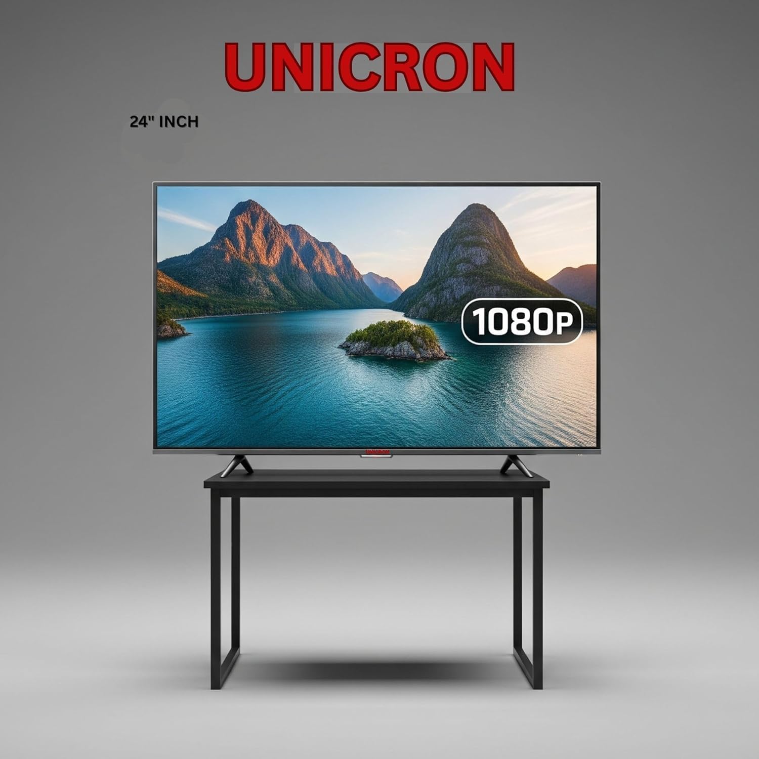 UNICRON 24”INCH Frameless HD Ready Android Smart LED TV | WiFi Enabled | Built-in Apps Compatible (YouTube, Netflix, Prime Video) | HDMI, USB Connectivity | Slim & Stylish - Image 4