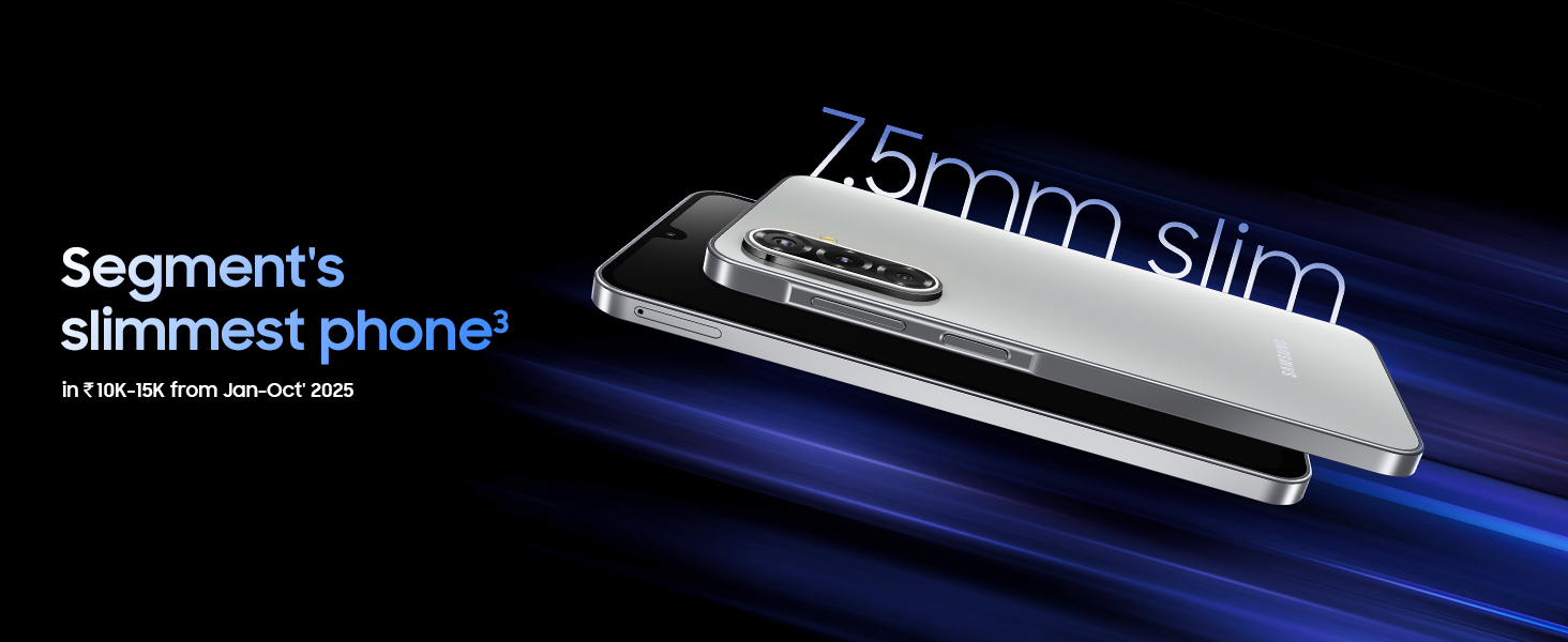 Samsung Galaxy M17 5G-Segment’s slimmest|7.5mm slim