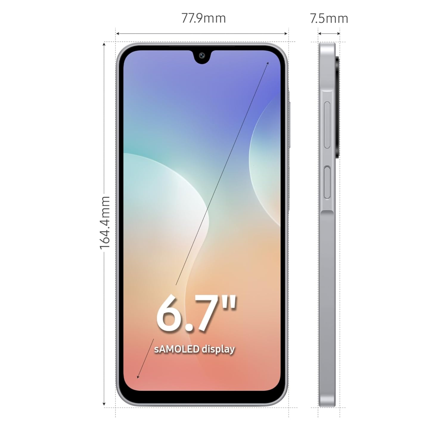Samsung Galaxy M17 5G Mobile (Moonlight Silver, 4GB RAM, 128GB Storage) | 50MP OIS Triple Camera | Gorilla Glass Victus| IP54 | 6 Gen OS Upgrades | AI | Gemini Live | Lag-free Gaming | Without Charger - Image 13