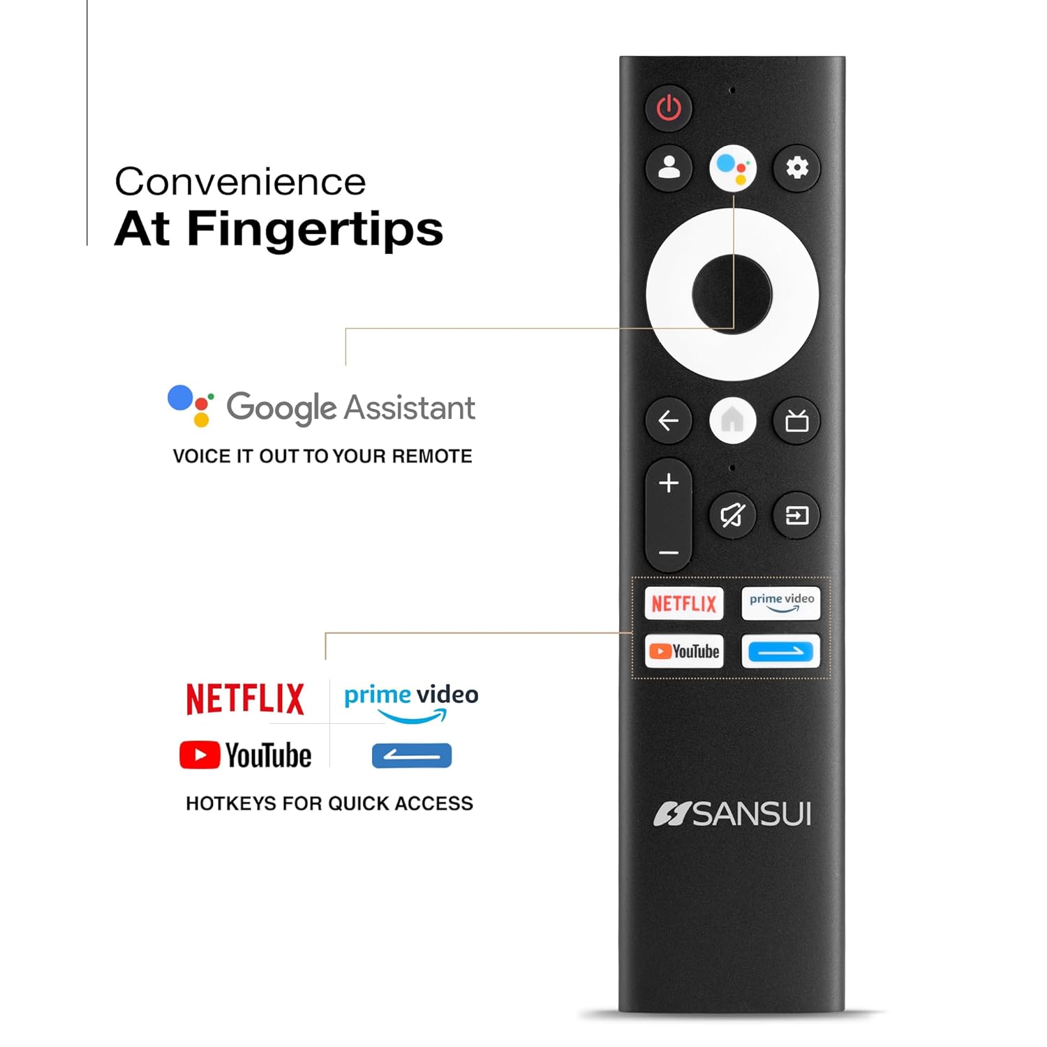 SANSUI 80cm (32)Best Sansui 32 Inch QLED Google TV (JSS32GSQLED, Black) Google TV with QLED Display, HDR10, Dolby Audio, Built-in Soundbar, Filmmaker Mode, 60Hz Refresh Rate JSS32GSQLED (Black) - Image 13