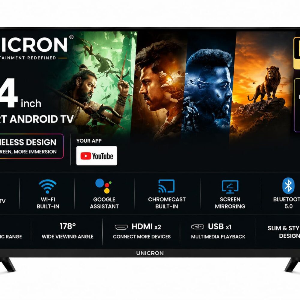 UNICRON 24 Inch HD Smart TV