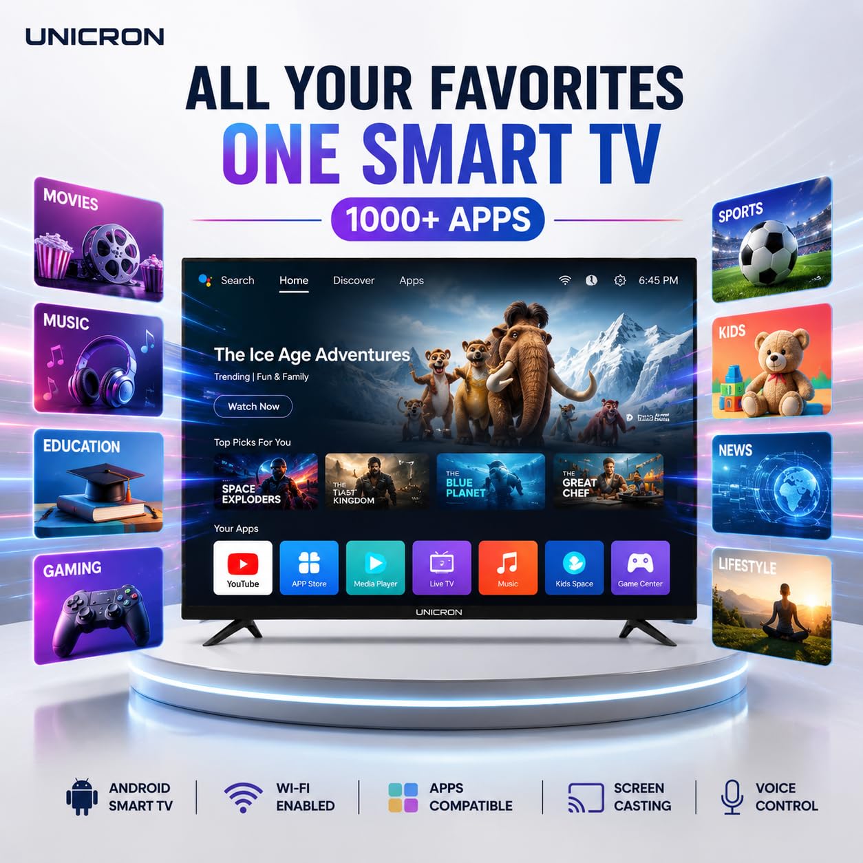 Unicron 32 Inch Smart TV – Best Price & Discount Deals at AKMALL - Image 4
