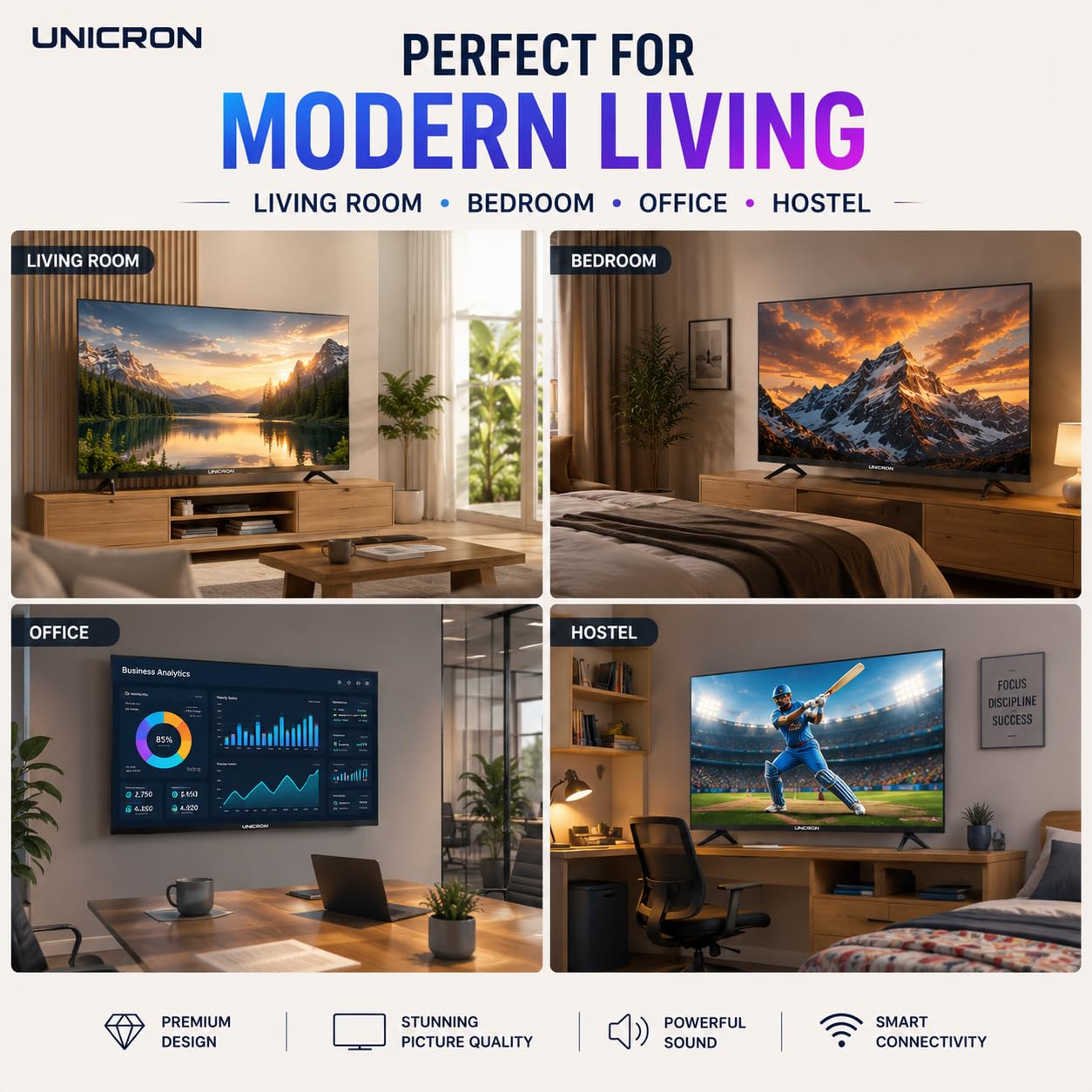 Unicron 32 Inch Smart TV – Best Price & Discount Deals at AKMALL - Image 5