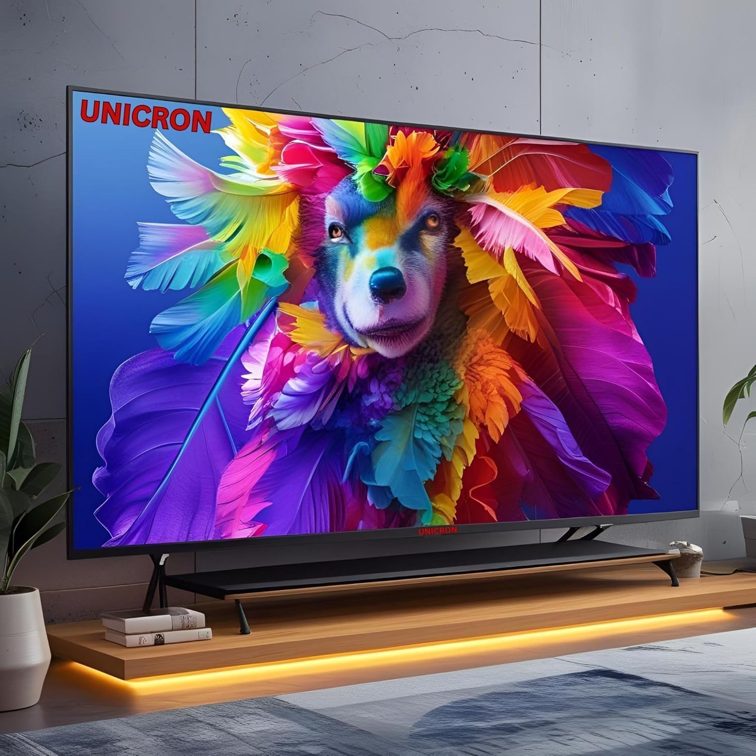 UNICRON 24”INCH Frameless HD Ready Android Smart LED TV | WiFi Enabled | Built-in Apps Compatible (YouTube, Netflix, Prime Video) | HDMI, USB Connectivity | Slim & Stylish - Image 9
