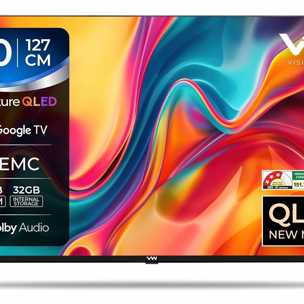 VW 50 Inch 4K QLED TV