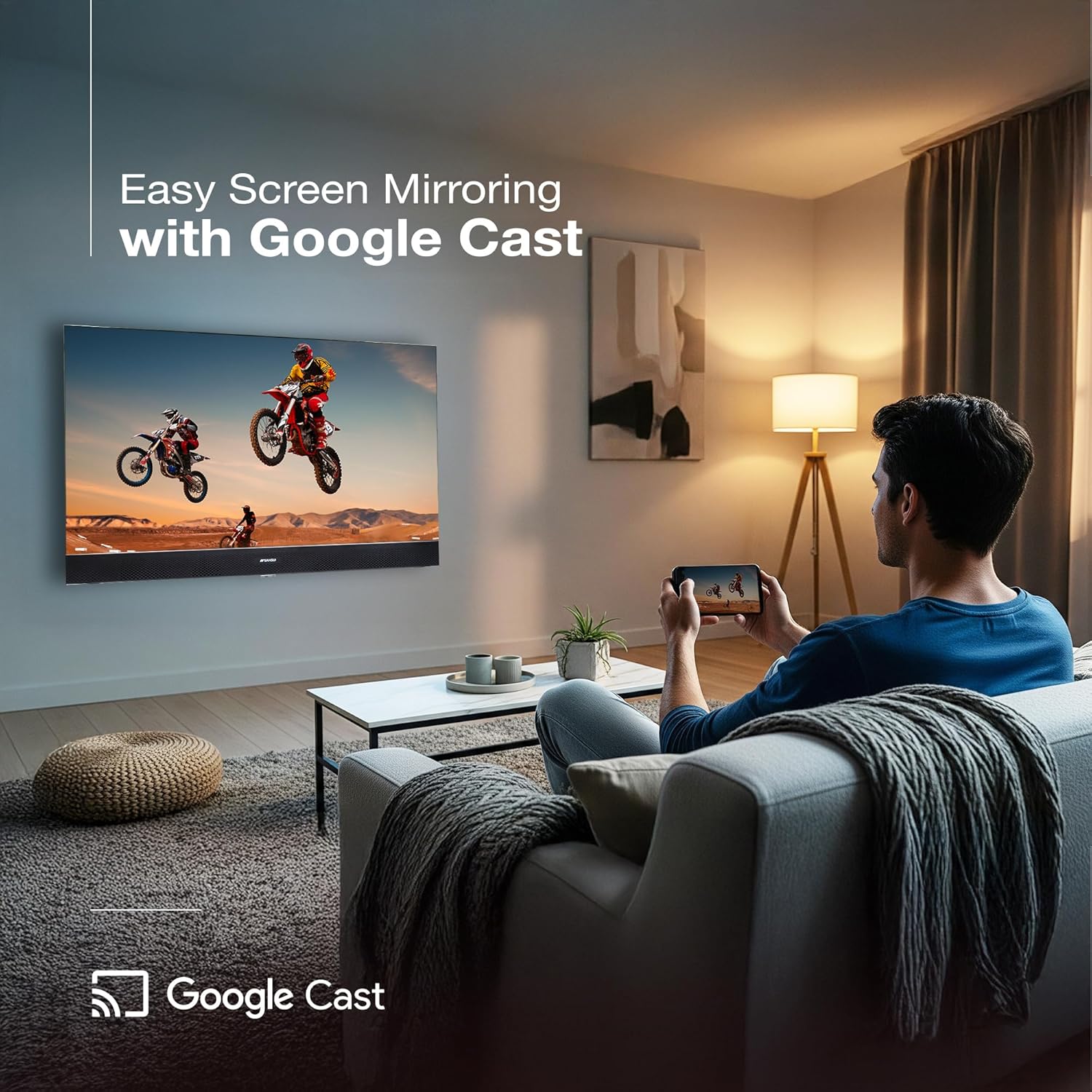 SANSUI 80cm (32)Best Sansui 32 Inch QLED Google TV (JSS32GSQLED, Black) Google TV with QLED Display, HDR10, Dolby Audio, Built-in Soundbar, Filmmaker Mode, 60Hz Refresh Rate JSS32GSQLED (Black) - Image 11