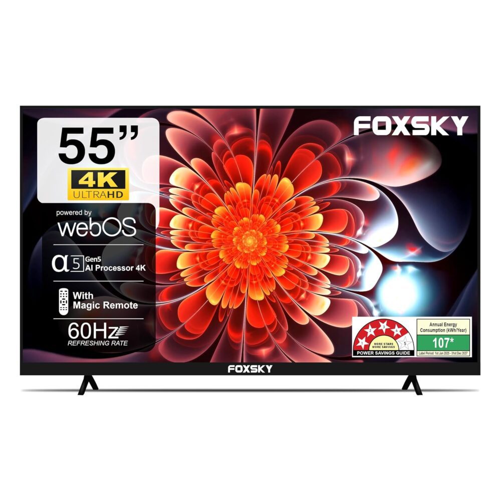 Foxsky 55 inch 4K Ultra HD Smart LED TV