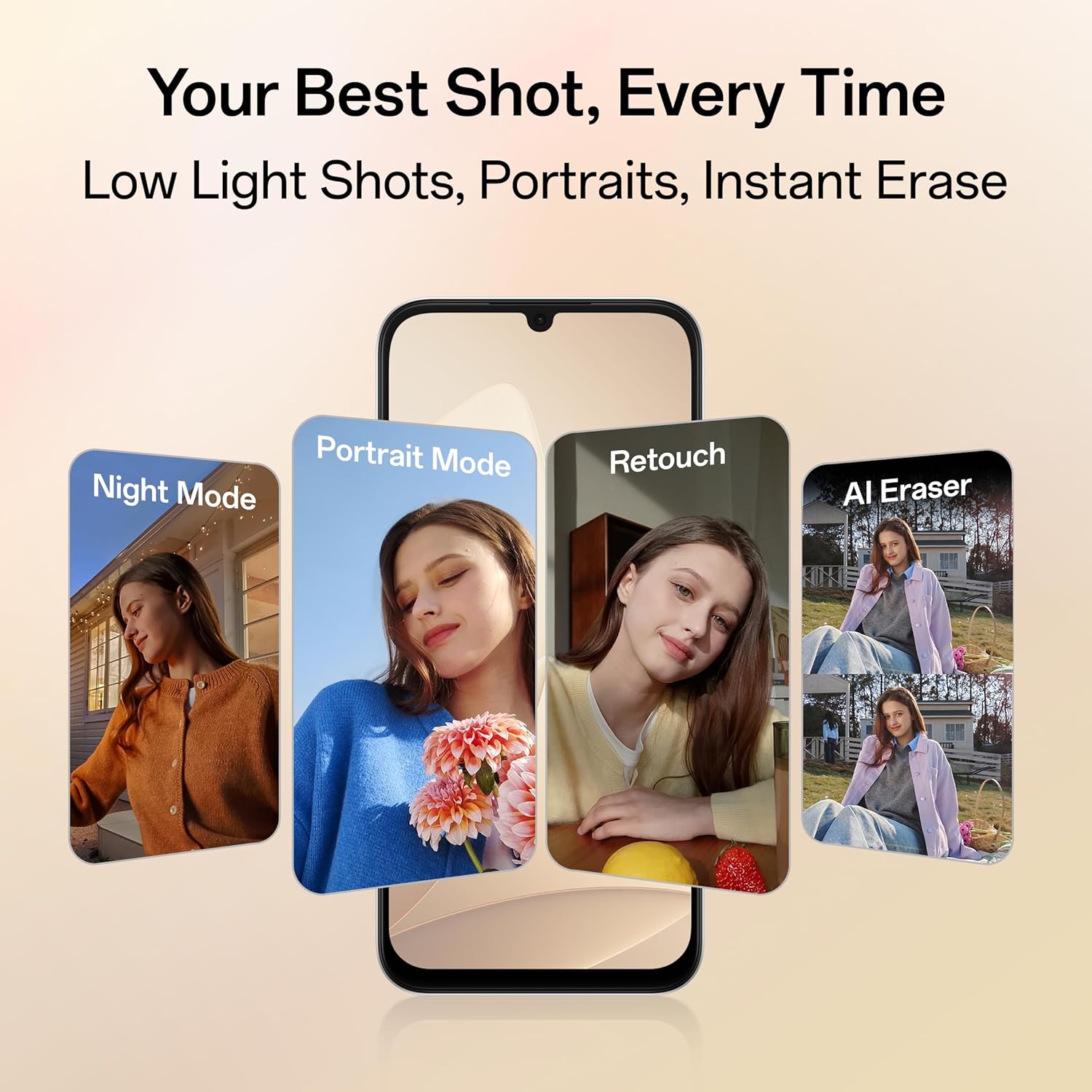 Oppo A6c 4G (Feather White, 4GB RAM, 64GB Storage) | 7000mAh Long-Lasting Battery | 120Hz Ultra Bright Display | IP64 Protection | 13MP Camera-with No Cost EMI/Additional Exchange Offers - Image 7