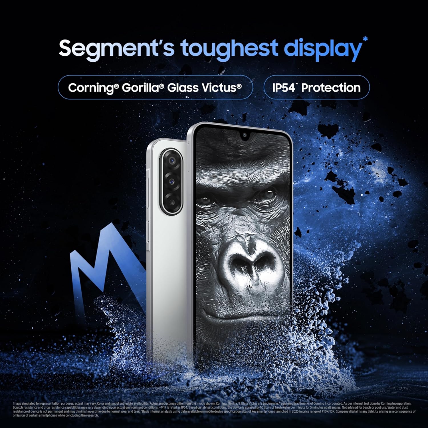 Samsung Galaxy M17 5G Mobile (Moonlight Silver, 4GB RAM, 128GB Storage) | 50MP OIS Triple Camera | Gorilla Glass Victus| IP54 | 6 Gen OS Upgrades | AI | Gemini Live | Lag-free Gaming | Without Charger - Image 5