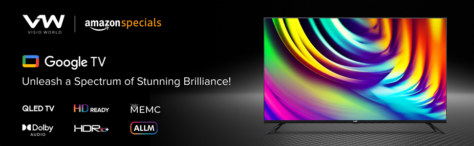 VW 32 INCH SMART TV, 32 inch led tv, 32 inch QLED tv, 32 inch Google tv,32 inch Google tv